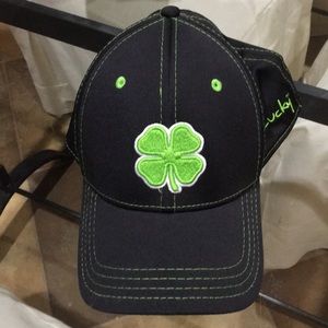 Black and Green Black Clover Hat